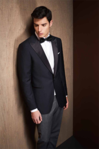 Smoking mit grauer Hose - Hochzeitsanzug