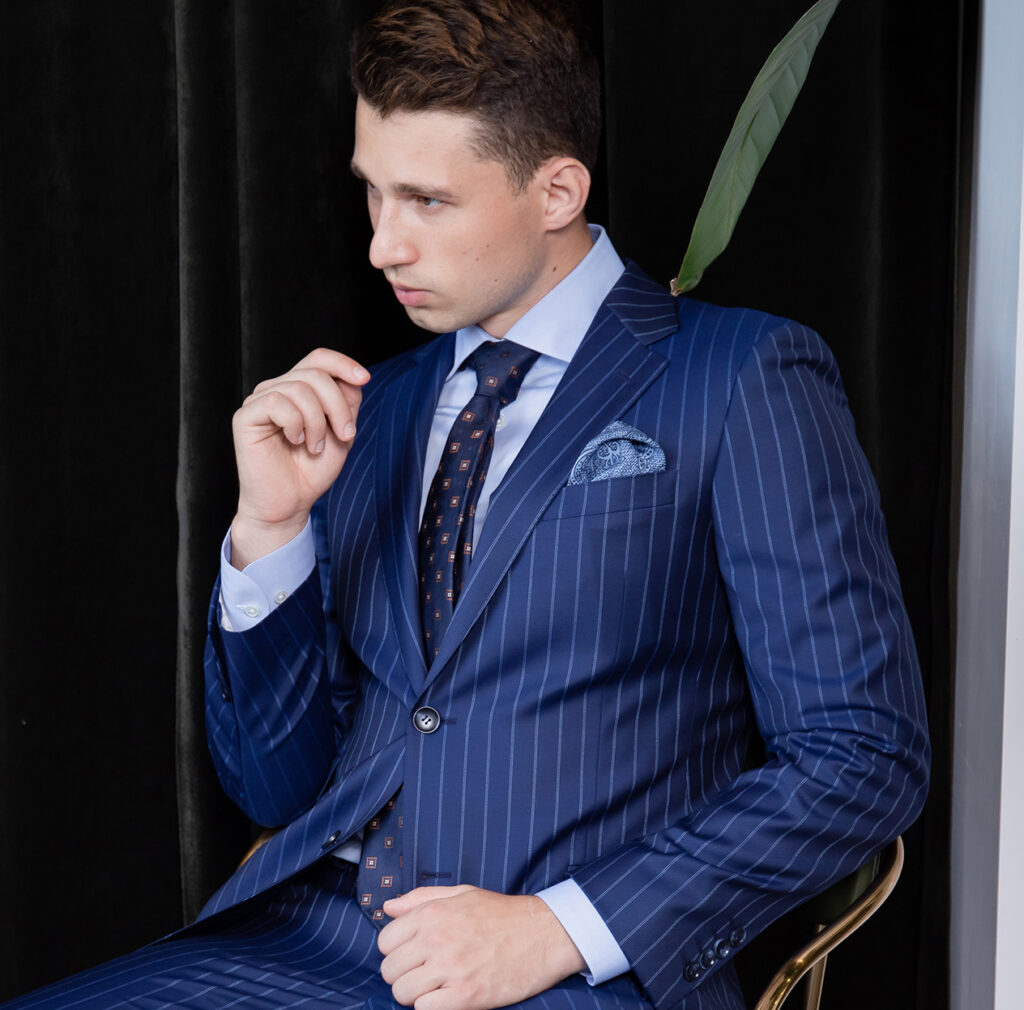 Nadelstreifen Anzug nach Maß